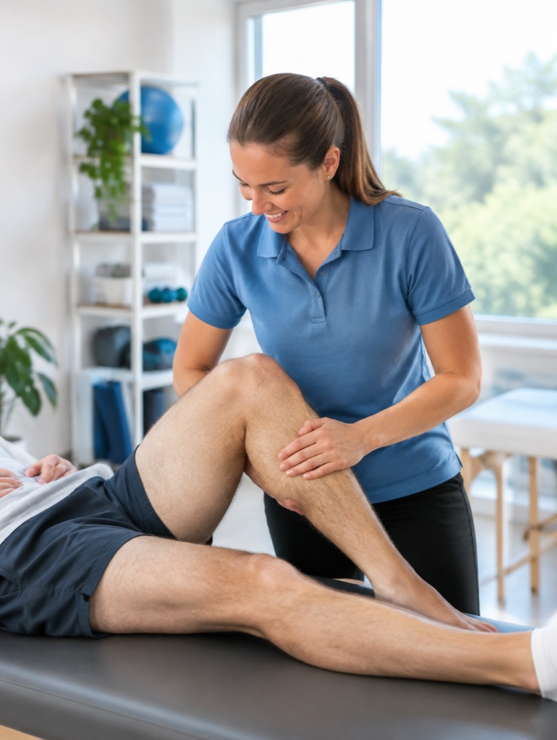 Behandlung am Knie